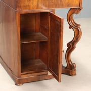 Antique Louis-Philippe hairdresser in walnut and cherry, 19th century.