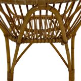 Rattan easy chair by Dirk van Sliedregt Rohe Noordwolde 1960 in the Netherlands