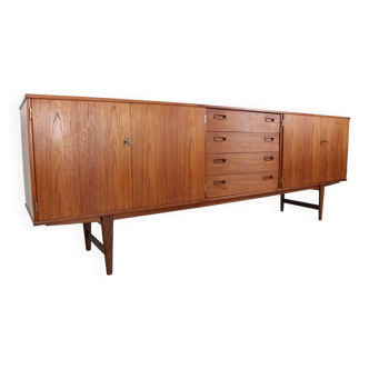 Vintage teak sideboard by Omer LeVevre design Belgium 1960s