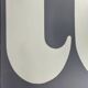 IO typographic mirror by Giuseppe Raimondi, 1970s