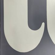 Miroir typographique IO par Giuseppe Raimondi, années 1970