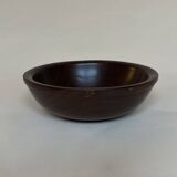 Pair of varnished wooden pocket vases