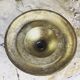 Solid brass gilded candlestick
