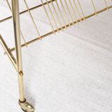 Vintage vinyl holder trolley