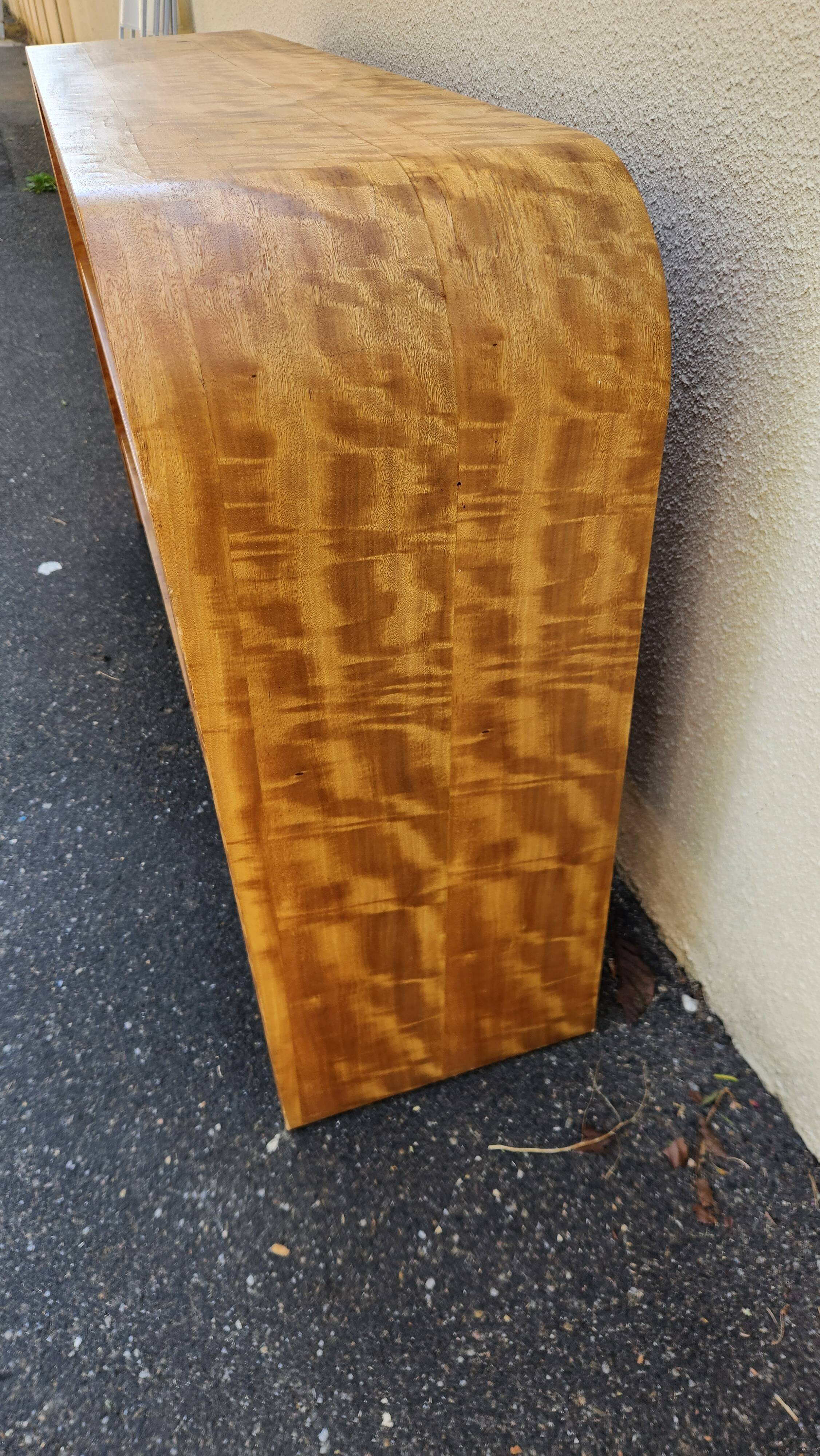 Buffet bas étagère vintage style scandinave / Art Déco