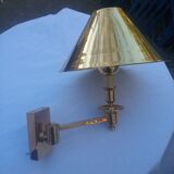Pair of vintage brass wall light