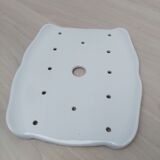 Old dripping plate for asparagus dish