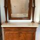 Commode coifeuse Louis Philippe en acajou et placage XIX siècle