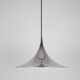 Danish vintage pendant lamp Semi by Bonderup and Thorup, 1968