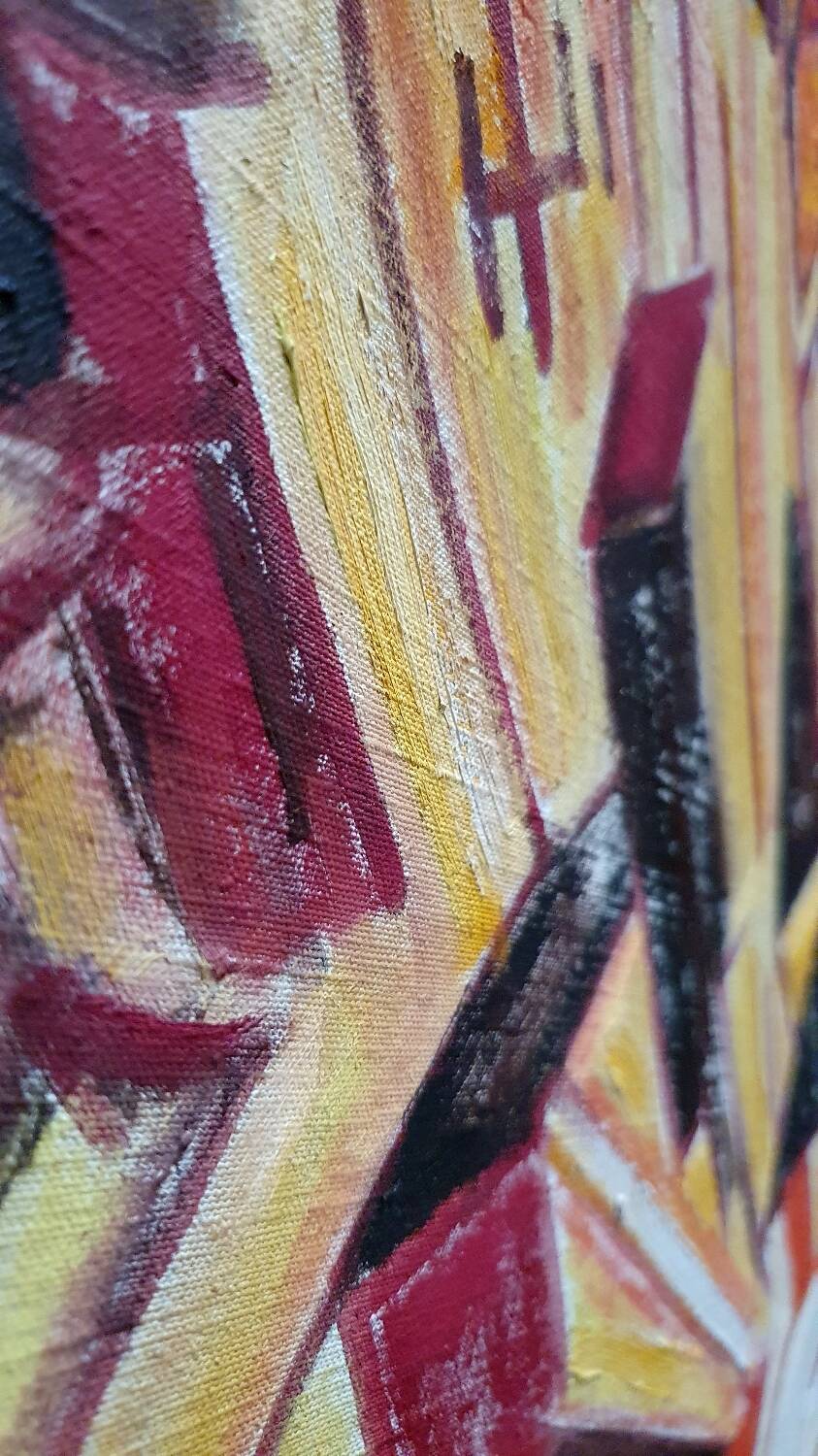 Oil on board Sven Rybin - cosmic arts