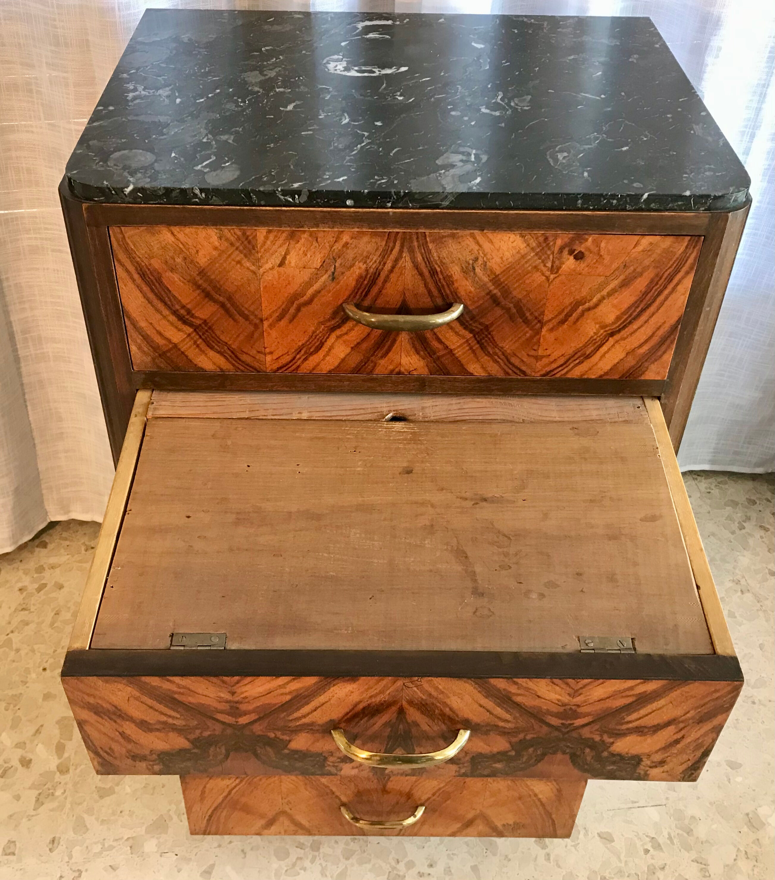 Commode écritoire art déco palissandre