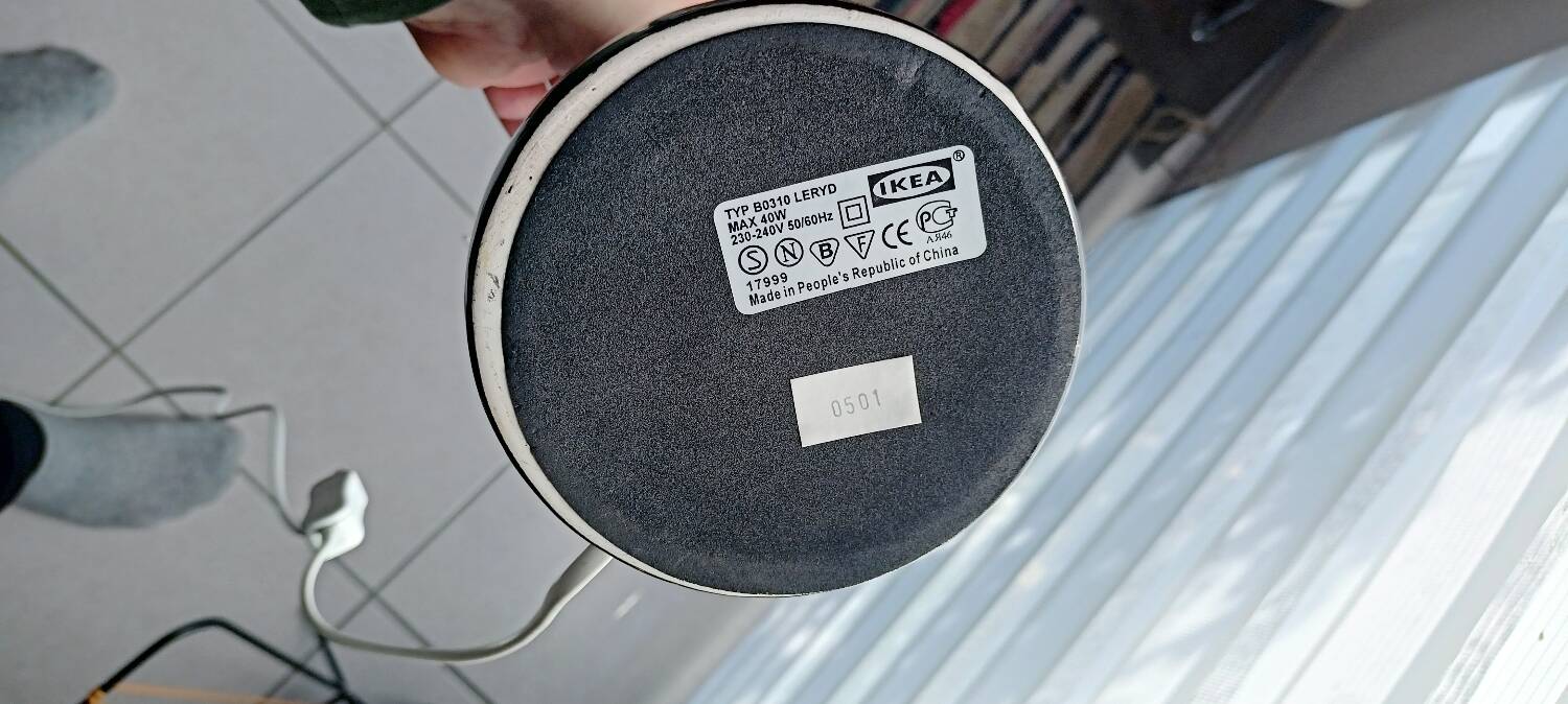 Ikea Leryd Richard Clark lamp