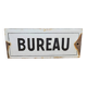 Enameled Office Plate - Old enameled plate