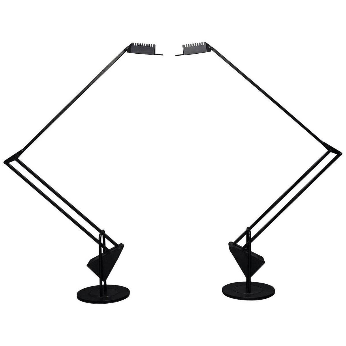 Lampes de table Flamant rose par Fridolin Naef pour Luxo, années 1980, ensemble de 2