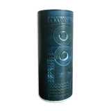 Sarek by Olle Alberius for Rörstrand Scandinavian ceramic blue vase, 1960s