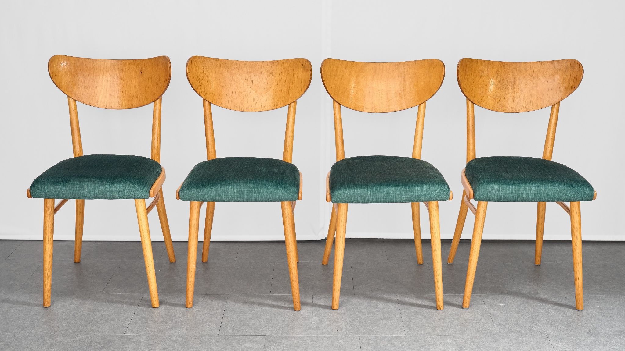 Set of 4 Dining Chairs, Jitona, 1960s, Czechoslovakia