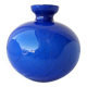 Blue glass vase