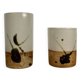 Set of 2 vases / pencil holders "La Colombe", 1950/60