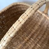 Vintage woven wicker basket