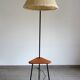 Tripod reading lamp in metal from the 50s/60s, France.