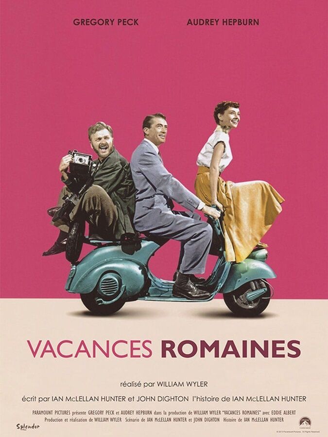 Poster 40x60cm Roman holiday