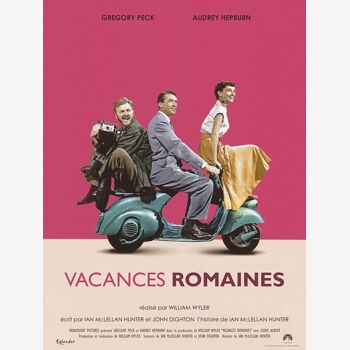 Poster 40x60cm Roman holiday