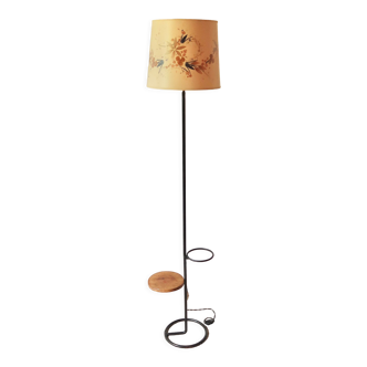 Floor lamp with shelf and pot cover, 50s
