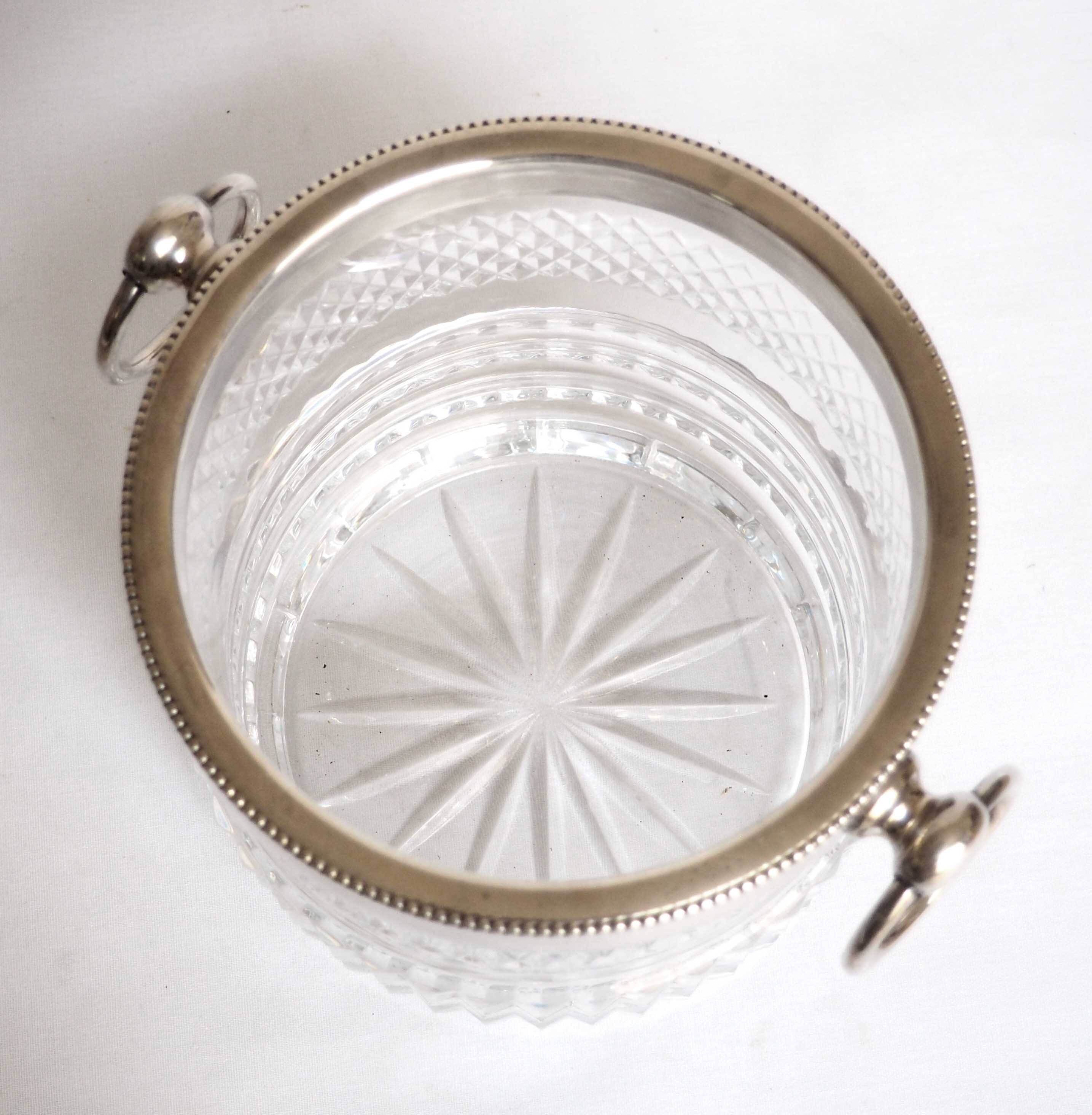 Cut crystal champagne bucket/bottle