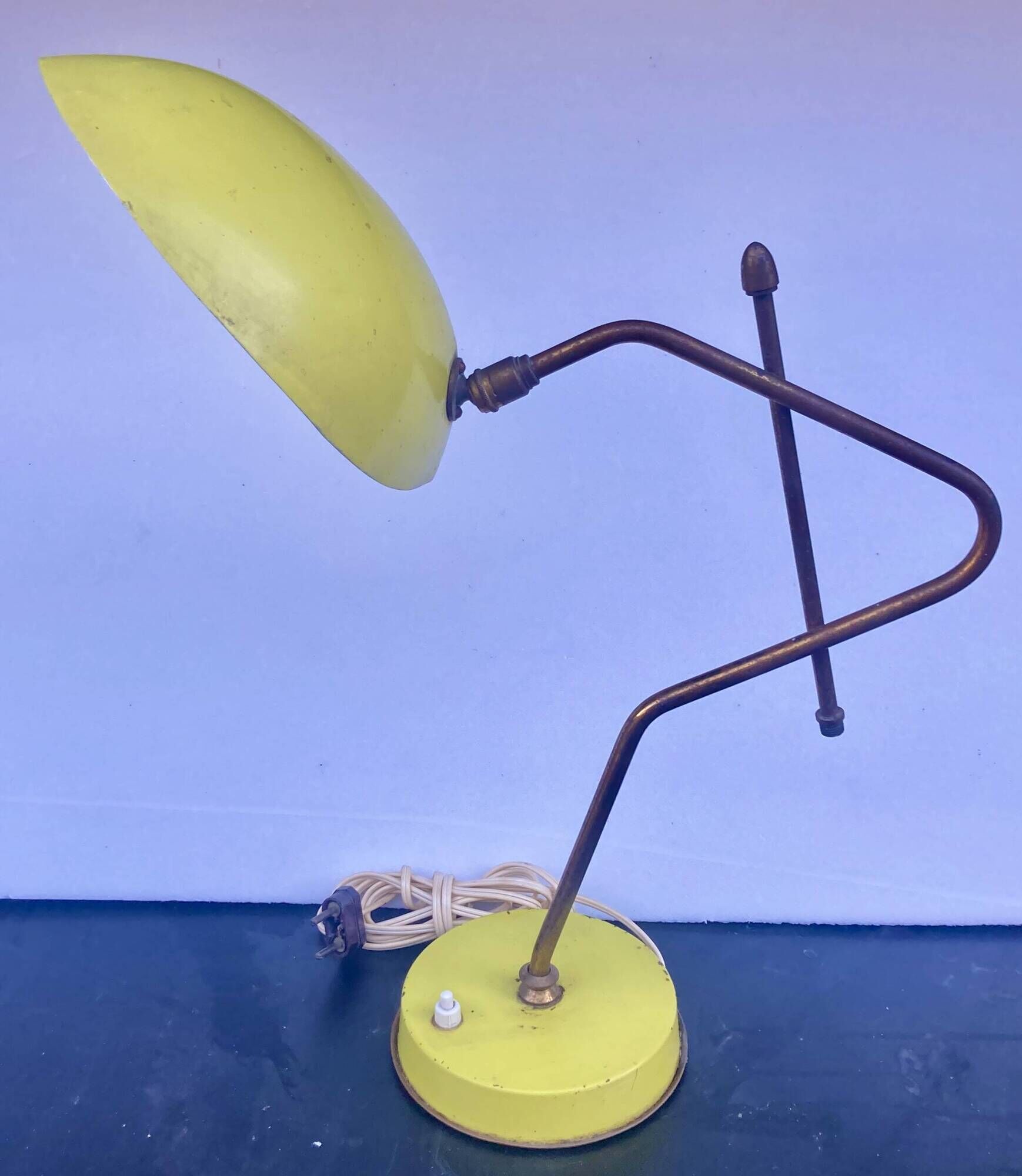 Desk lamp by jean boris lacroix - vintage from the 1950s - rare!!!