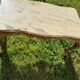 Louis XV coffee table in white Carrara marble with a gilded bronze base.
