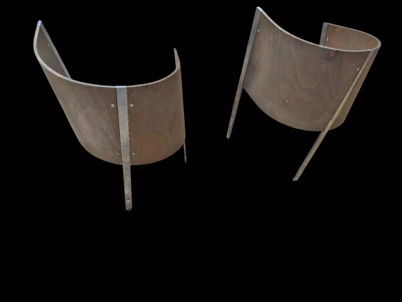 Paire de fauteuils Paolo Pallucco 1950 & Mireille Rivier 1959