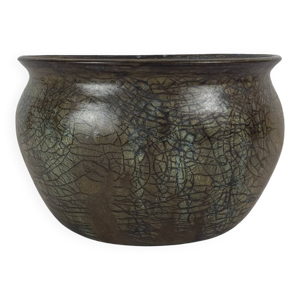 Pot en grès signé Anne - borne