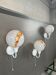 3x vintage (1980s) wall lamps GuRo – glass