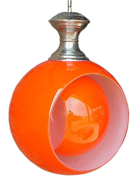 Eclipse hanging lamp Venice Italy, 60s