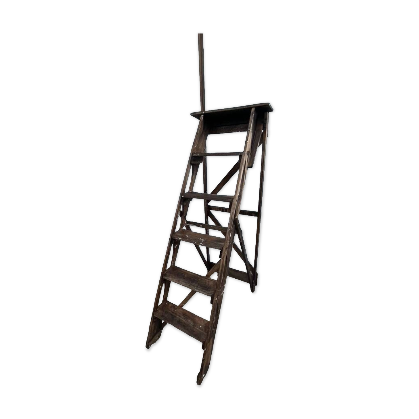 Wooden stepladder