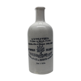 Bouteille en grès émaillée  à L'Olivier