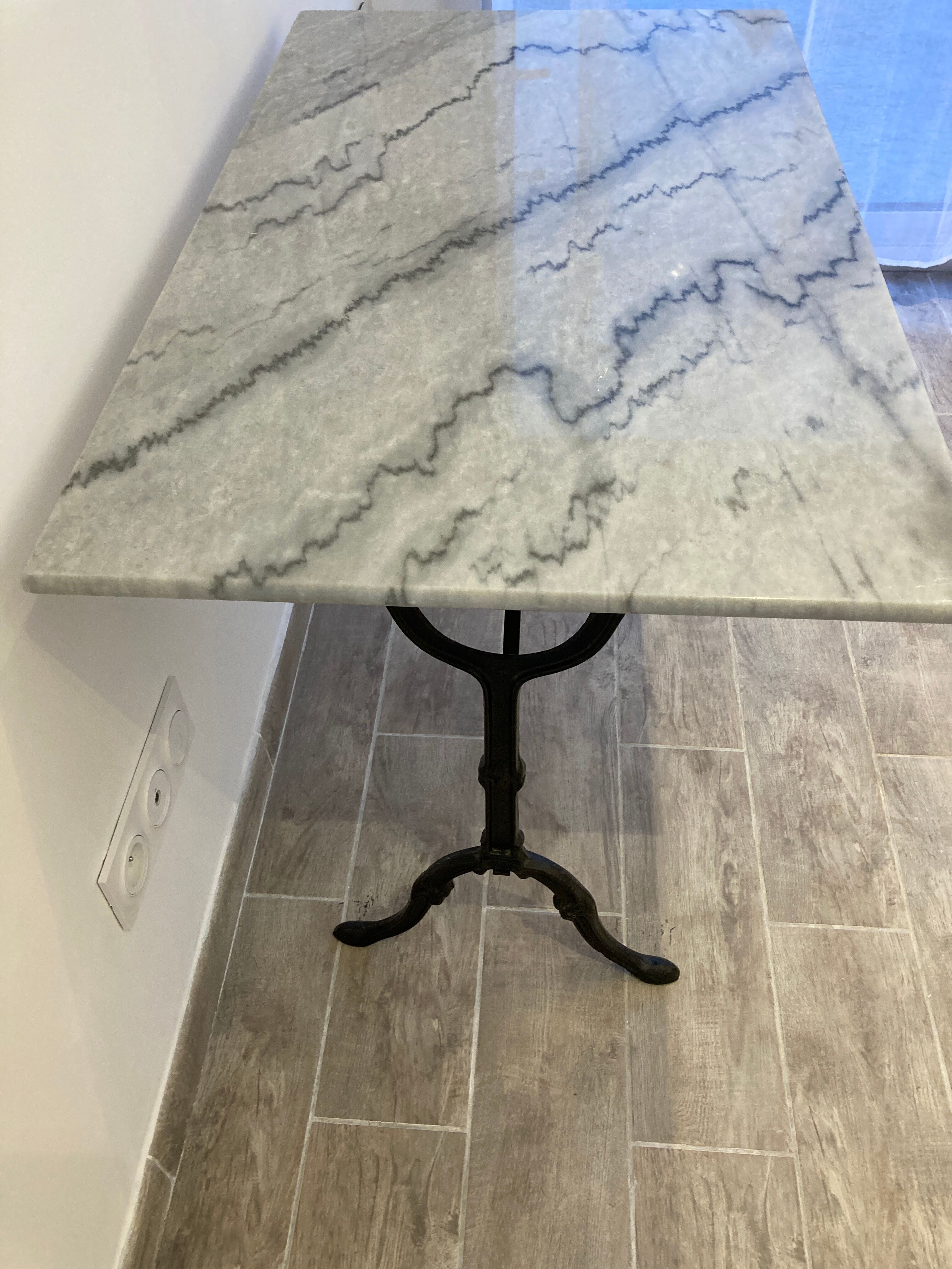 Marble bistro table