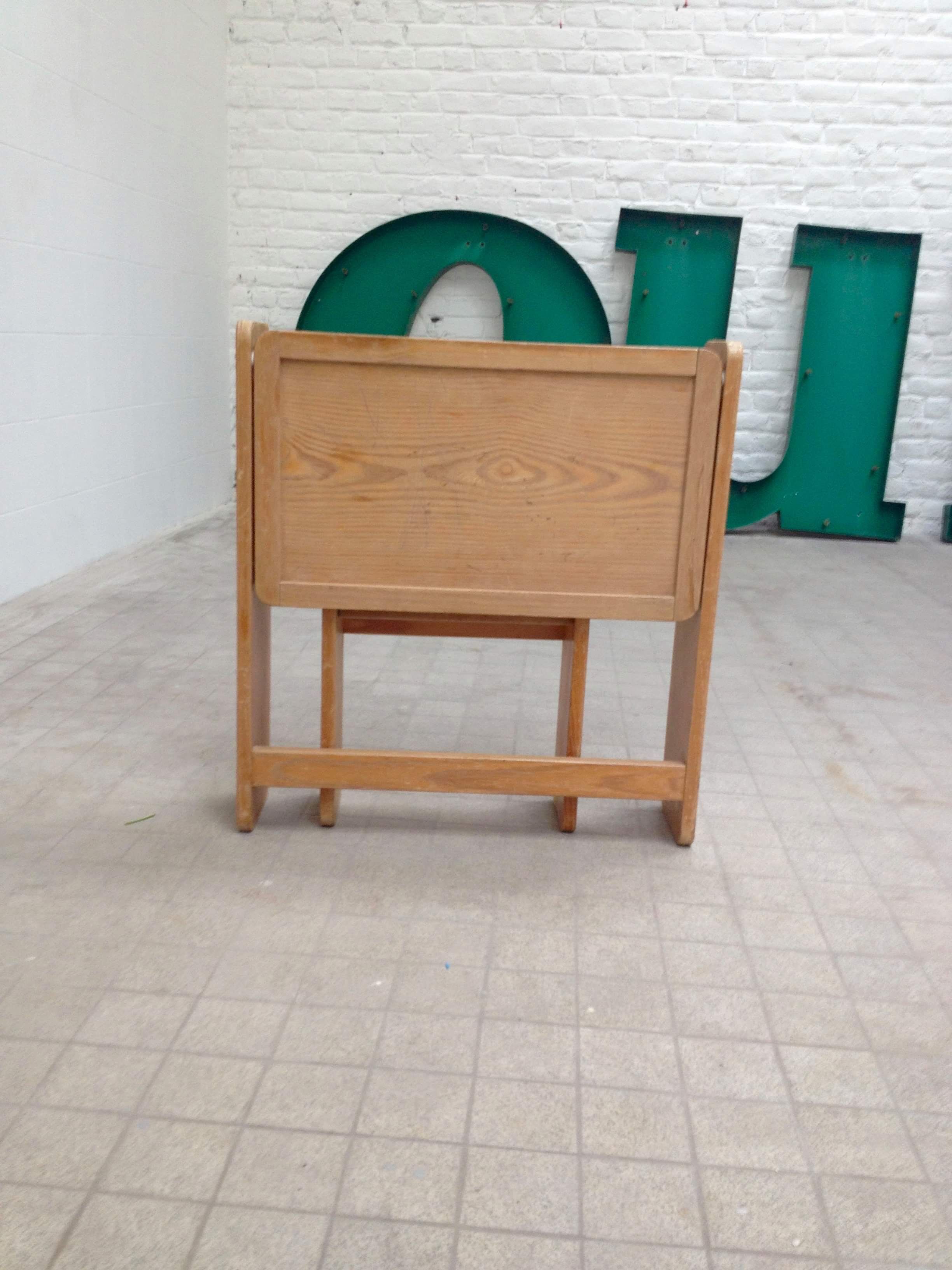 Vintage foldable child desk, year 70