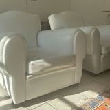Set of 2 Club armchairs