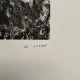 Modern composition drawing 1970 by François de Chabot