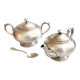 Vintage Buenos Aires silver metal coffee tea set with hallmarks