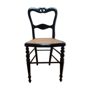 Chaise cannée époque