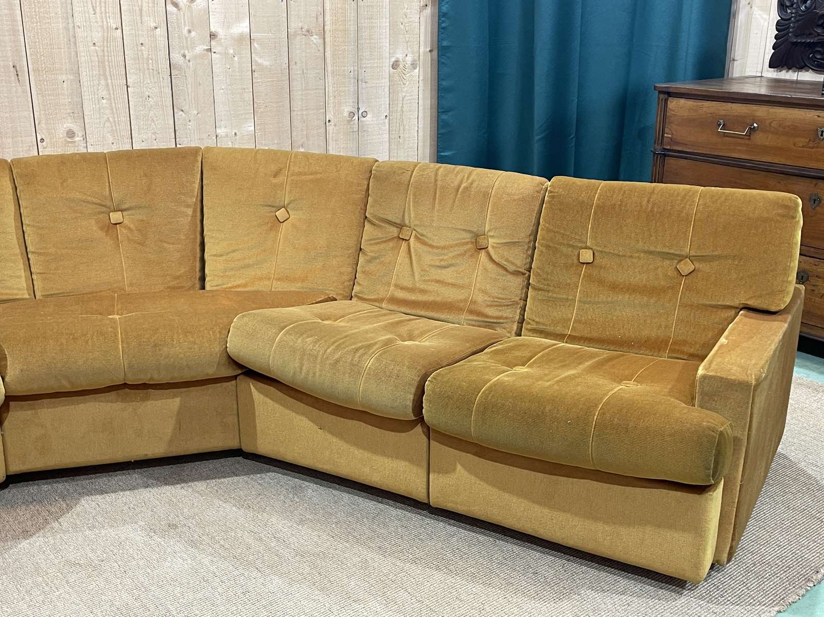 Steiner modular sofa from the 1970s in 5 blocks