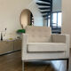 Fauteuil Florence Knoll signé - Chrome impeccable