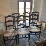 Ancienne chaise paille