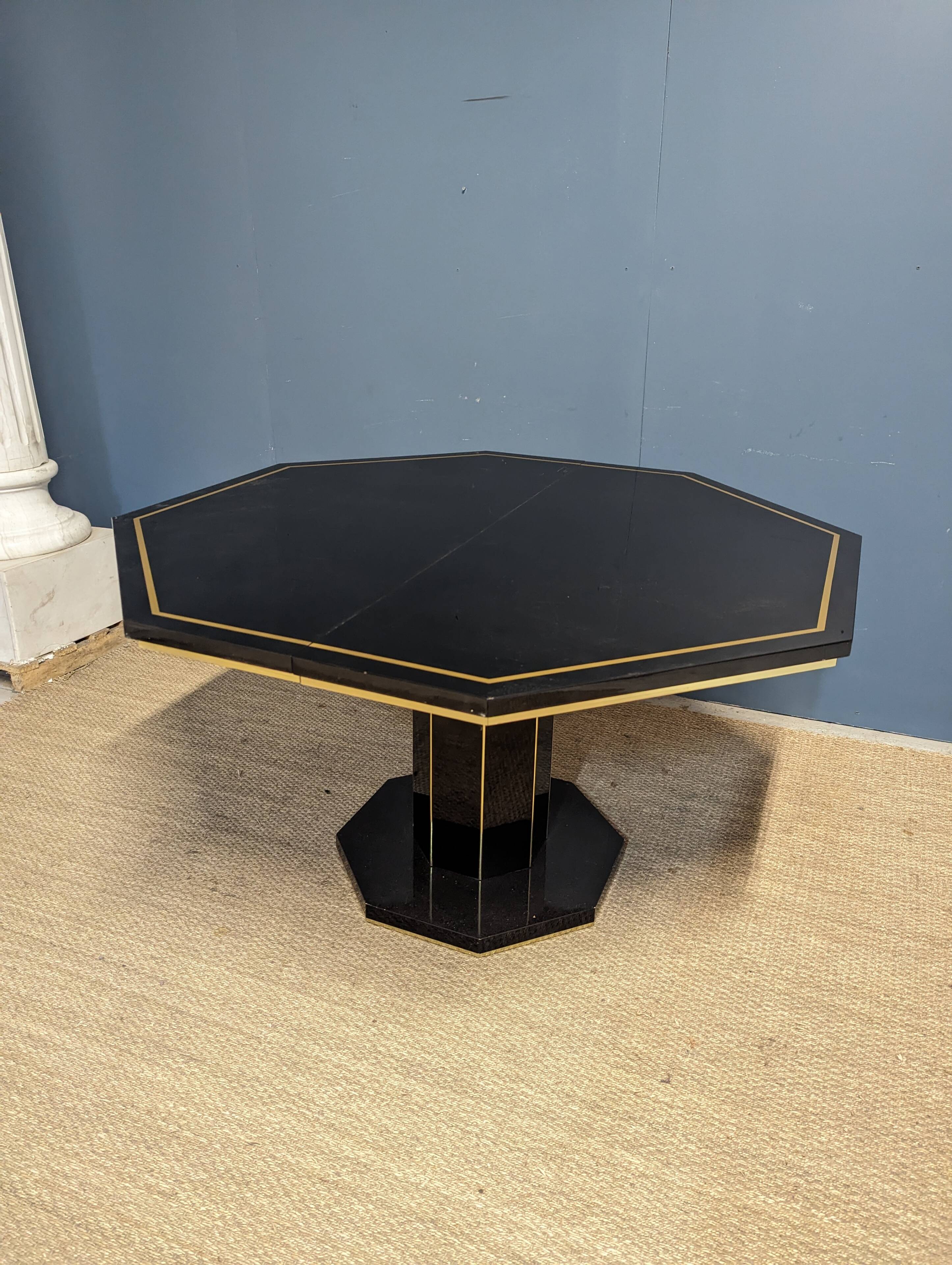 Black table