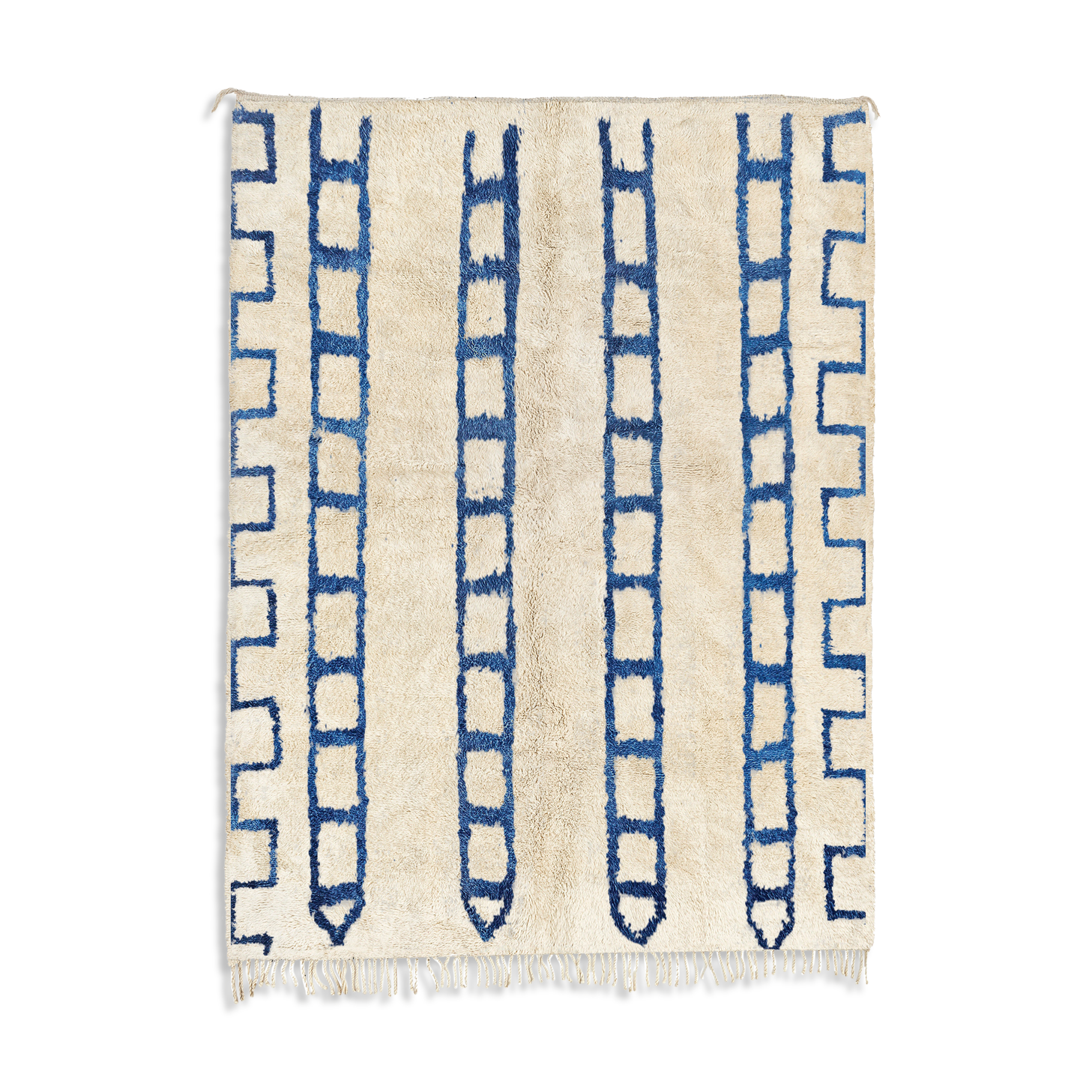 Modern Moroccan carpet white