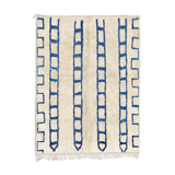 Modern Moroccan carpet white