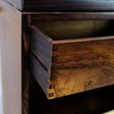 Captain´s Bar Made In Rosewood With wheels by Dyrlund From 1960s
