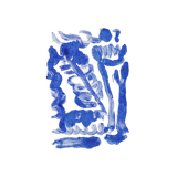 Blue monoprint ii